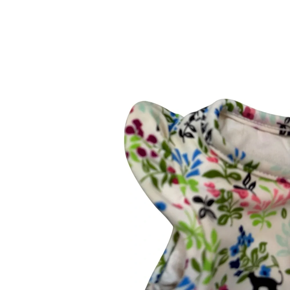 Baby Gap Girls‎ Ruffle Floral Print Swim Suit Size 0-6 Months